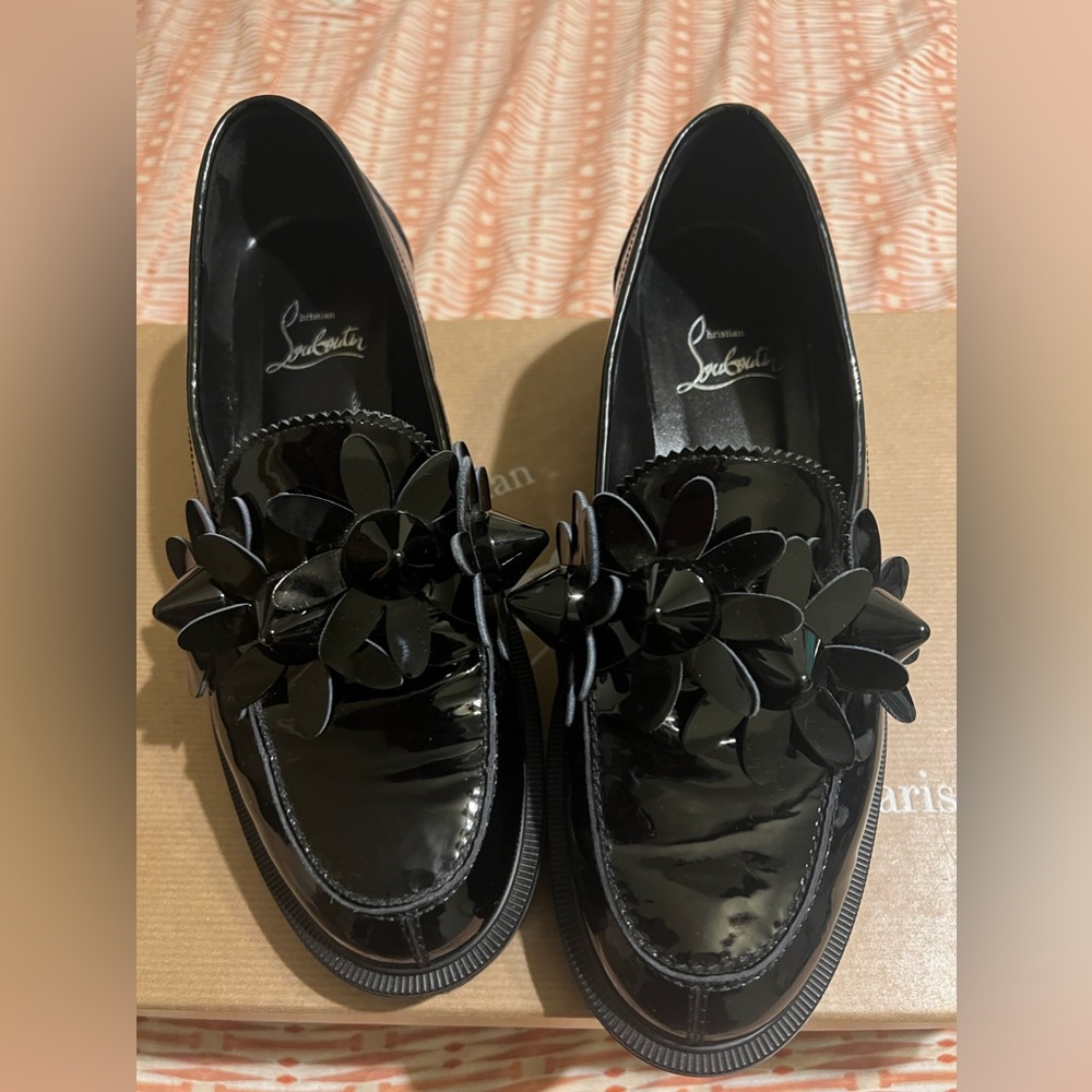 Christian Louboutin Daisy Spikes Moccasin Size 36